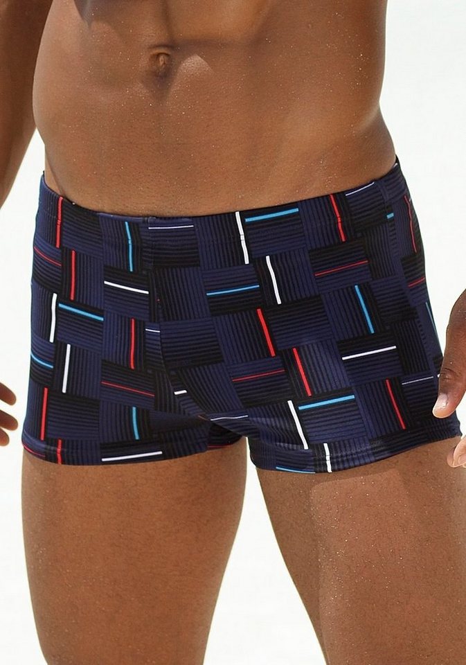 Chiemsee Boxer-Badehose mit modischem Allovermuster – Bild 3 von 4