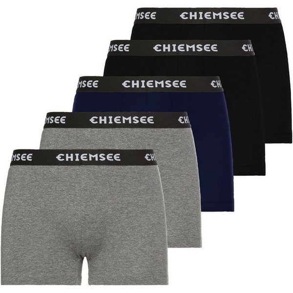 Chiemsee Boxershorts (Packung, 5-St) 5er-Packung, mit Baumwollzwickel, aus Baumwollmischung