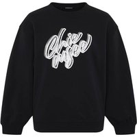 CHIEMSEE Damen Sweatshirt Sweatshirt, Größe XS in Schwarz