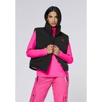 CHIEMSEE Damen Weste Padded Vest, Regular Fit, Größe L in Grau