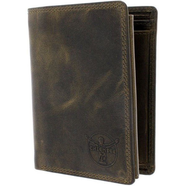 Chiemsee Geldbörse Wallet With Flap, aus echtem Rindsleder