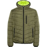 CHIEMSEE Jacke mit leicht glänzender Optik, Größe S in Braun