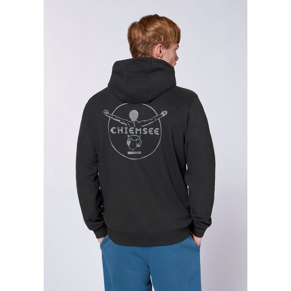 Chiemsee Kapuzensweatshirt - mit großem, tonalen Rubberprint auf dem Rücken