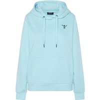 CHIEMSEE Kapuzensweatshirt mit Logo-Backprint, Größe S in Blau