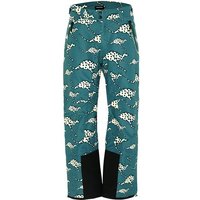 CHIEMSEE Skihose mit Känguru Allover Print, Größe 52 in Blau