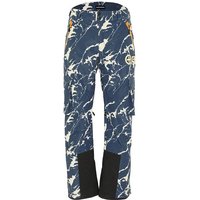 CHIEMSEE Skihose mit verpixeltem Berglandschaft Allover Print, Größe 56 in Blau