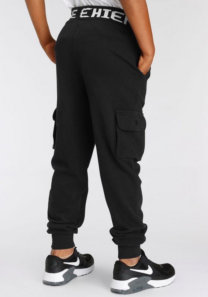 Chiemsee Sweathose Jogginghose mit großem Logo im Bund – Bild 3 von 5