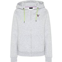 CHIEMSEE Sweatjacke mit großem Rückenprint, Größe M in Grau