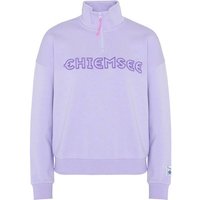 CHIEMSEE Sweatshirt mit 3D-Stickerei, Größe XS in Lila