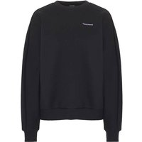 CHIEMSEE Sweatshirt mit Après-Ski Rückenprint, Größe L in Schwarz