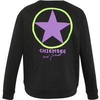 CHIEMSEE Sweatshirt mit label-typischem Backprint, Größe XL in Schwarz