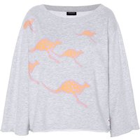 CHIEMSEE Sweatshirt mit platziertem Känguru-Print, Größe S in Grau