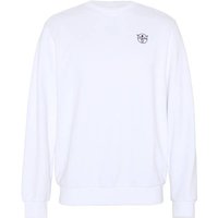 CHIEMSEE Sweatshirt mit Retroprint, Größe 2XL in Weiß