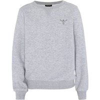 CHIEMSEE Sweatshirt mit tonalem Logo, Größe 170/176 in Grau