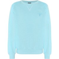 CHIEMSEE Sweatshirt mit tonalem Logo, Größe 134/140 in Blau
