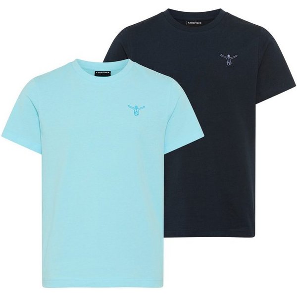 Chiemsee T-Shirt 2pack BOYS SHIRT (Packung, 2-tlg) im 2er-Pack, Kurzarm, sportlich, für Sportmode und Strandmode