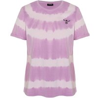 CHIEMSEE T-Shirt mit Batik-Unikat, Größe XS in Lila