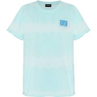 CHIEMSEE T-Shirt mit Batikverlauf, Größe 134/140 in Blau