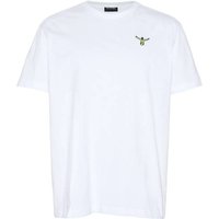 CHIEMSEE T-Shirt mit Kontrastlogo, Größe S in Weiß