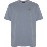 CHIEMSEE T-Shirt mit Kontrastlogo, Größe S in Blau