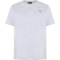 CHIEMSEE T-Shirt mit tonalem Logoprint, Größe XL in Grau