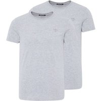 CHIEMSEE T-Shirts im Basic-Stil mit Logo, Größe 2XL in Grau
