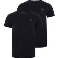 CHIEMSEE T-Shirts im Basic-Stil mit Logo, Größe XL in Schwarz