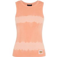 CHIEMSEE Tank Top aus feiner Baumwollrippe, Größe M in Orange