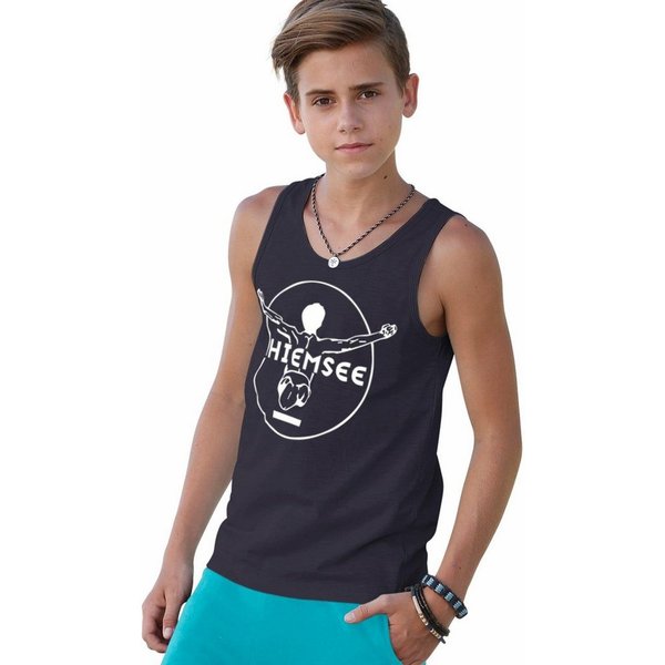 Chiemsee Tanktop BASIC mit Logodruck-Druck in Kontrast