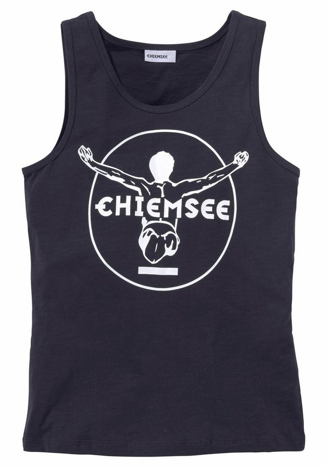 Chiemsee Tanktop BASIC mit Logodruck-Druck in Kontrast – Bild 2 von 5