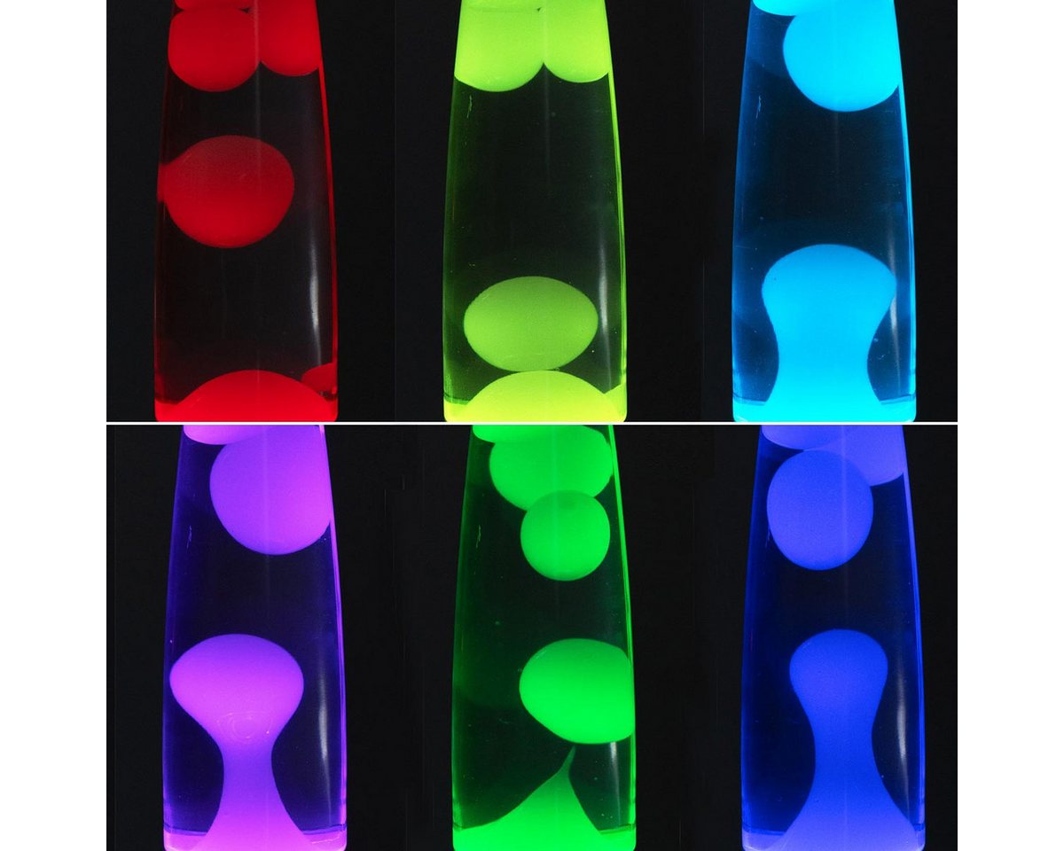 ChiliTec Lavalampe Lavalampe "CTL Funky LED" RGB 40cm hoch, schwarz – Bild 2 von 5