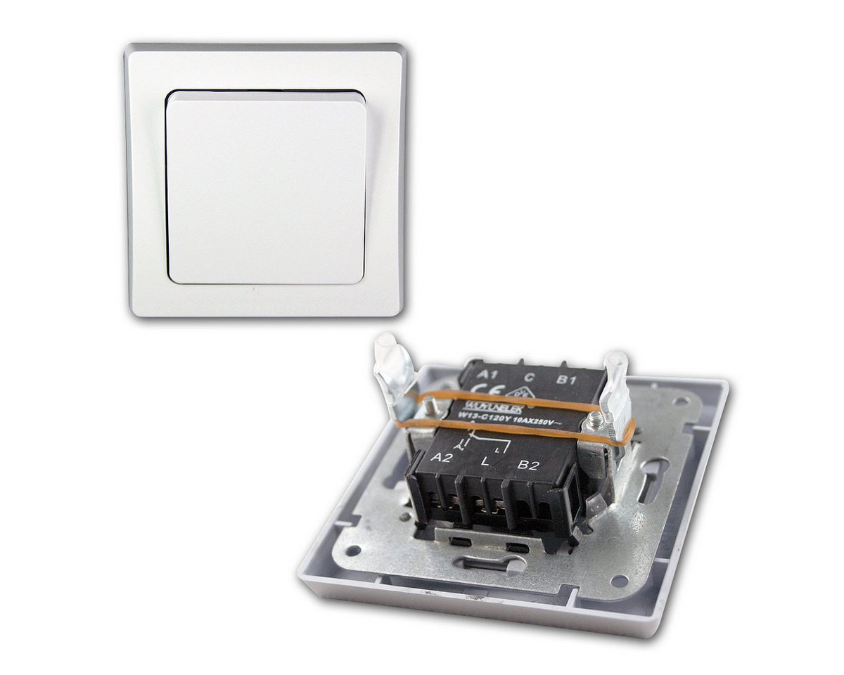 ChiliTec Unterputz-Steckdose DELPHI Starter-Kit, 32er Set 250V~/ 16A, UP, weiß – Bild 3 von 4