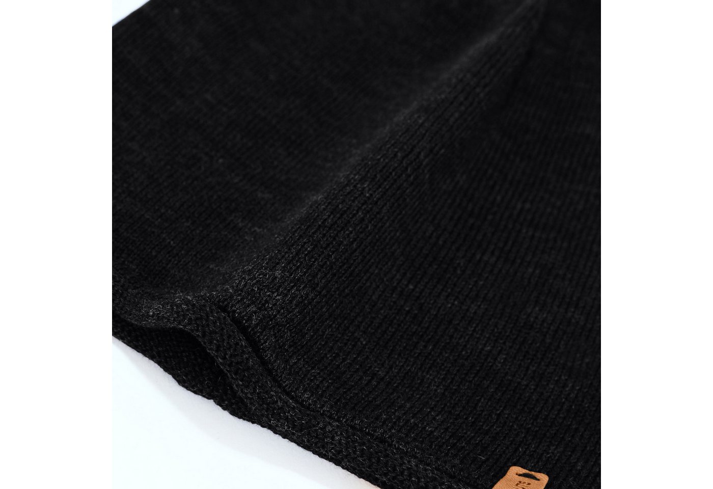 chillouts Beanie Leicester Hat Feinstrick, aus Merinowolle mit weicher Haptik – Bild 4 von 5