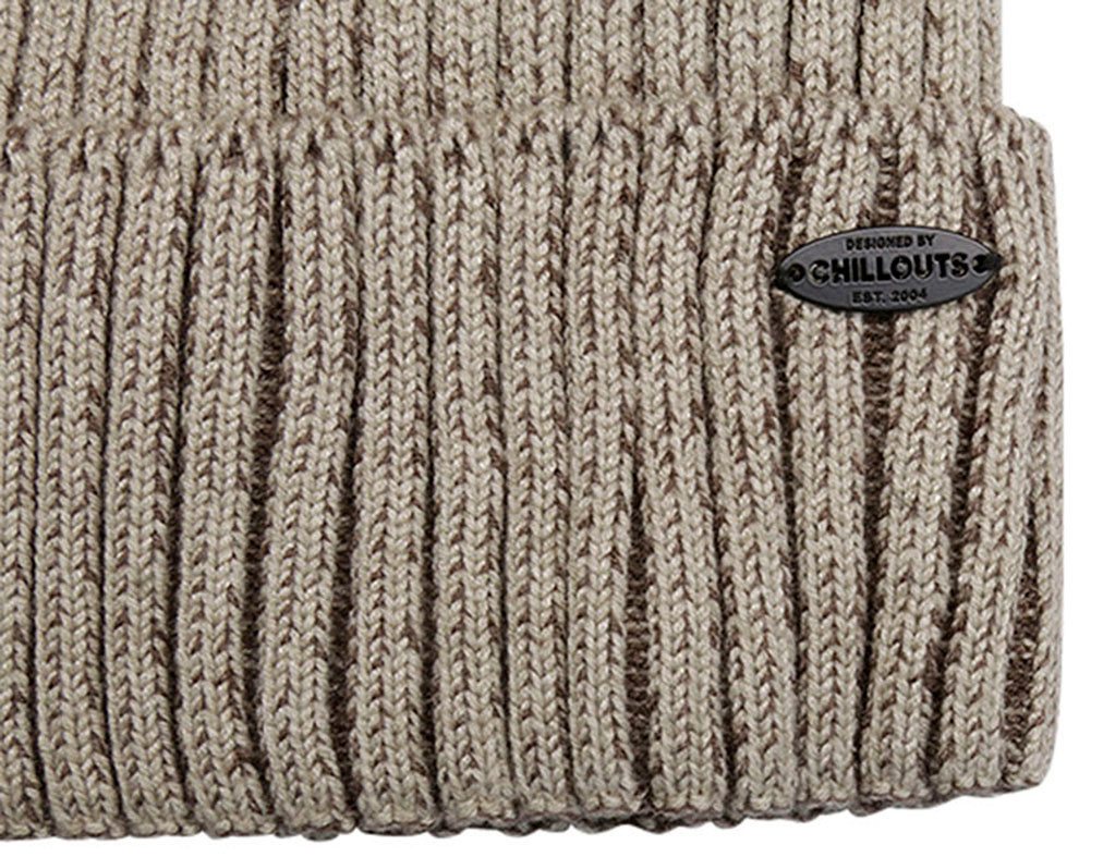 chillouts Beanie Stan Hat mit robustem Strickmuster – Bild 3 von 5