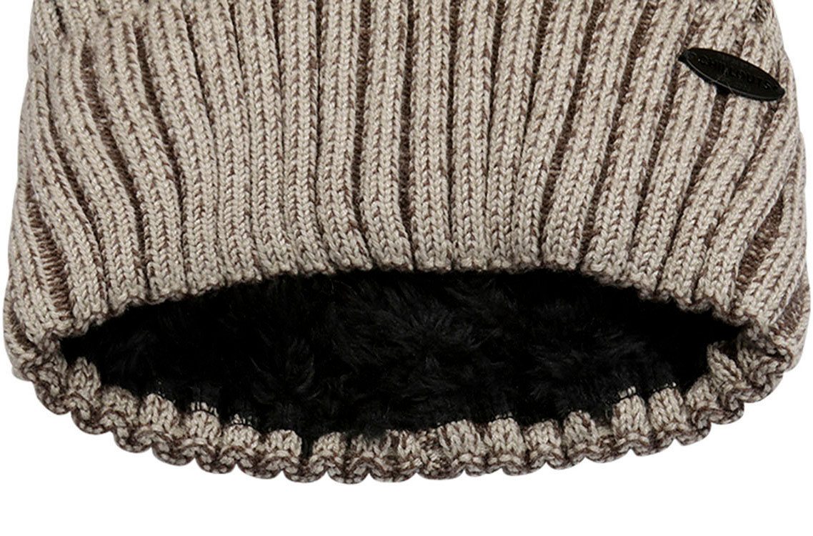 chillouts Beanie Stan Hat mit robustem Strickmuster – Bild 4 von 5