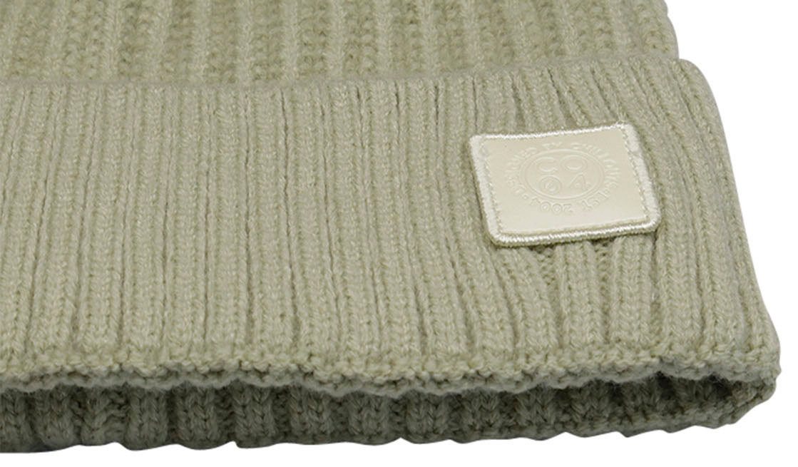 chillouts Strickmütze Denise Hat mit sichtbarem Logo-Patch – Bild 3 von 4