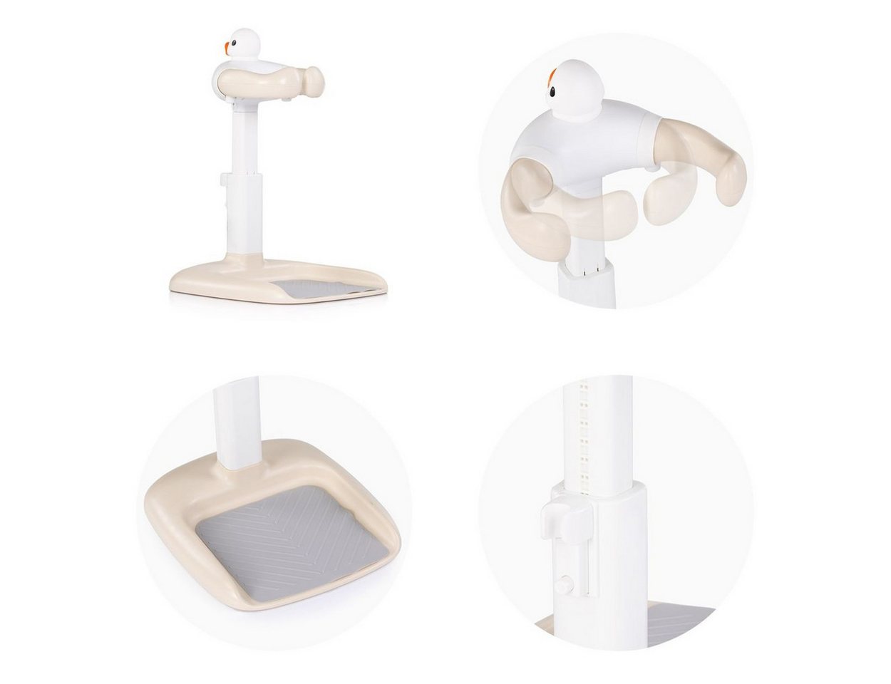 Chipolino Babybadewanne Duck, höhenverstellbar, rutschfester Standfuß, ab 12 Monate, bis 30 kg – Bild 5 von 5