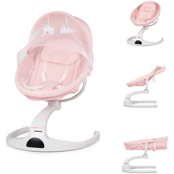 Chipolino Babywippe E-Sway, Bluetooth, Bewegungssensor, 5 Schwunggeschwindigkeiten, Fernbedienung