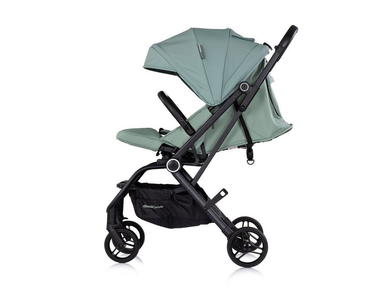 Chipolino Kinder-Buggy Go Twist, Aluminium, PU-Räder, 5-Punkt-Gurt, Sicherheitsgurt, Hinterradbremse – Bild 3 von 5