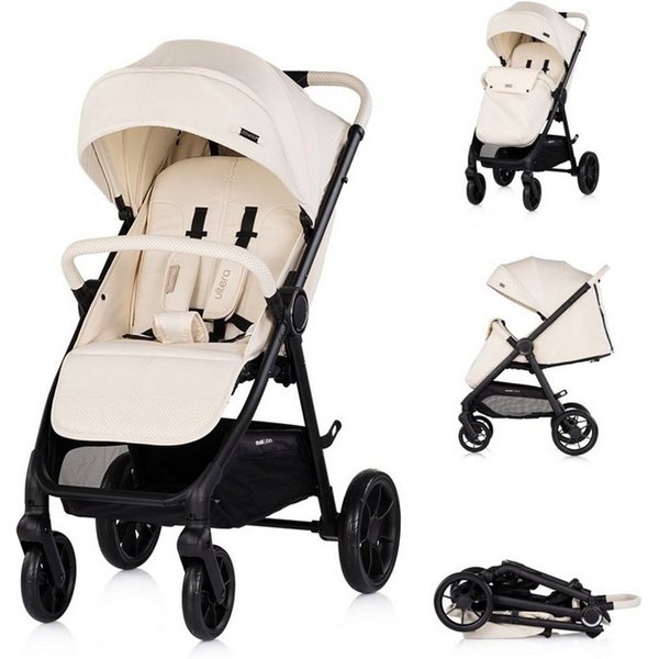 Chipolino Kinder-Buggy Ultera, EVA-Reifen, Stahlrahmen, 5-Punkt-Sicherheitsgurt, Hinterradbremse