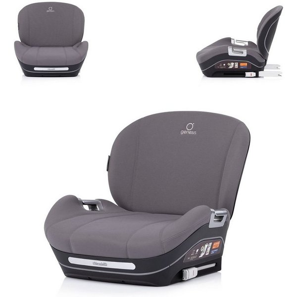 Chipolino Kindersitzerhöhung Genesis Isofix 125-150 cm, ab: 6, bis: 12, i-Size, Rückenlehne, Sitzerhöhung der Gruppe 3 (22 - 36 kg), schneller