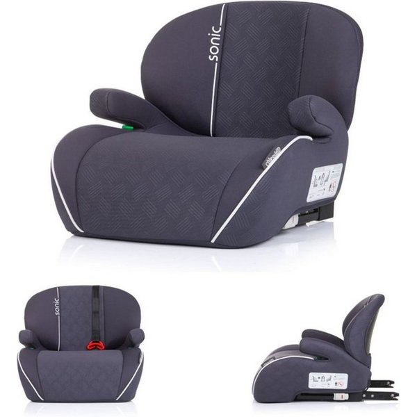 Chipolino Kindersitzerhöhung Sonic Isofix 125-150 cm, ab: 6, bis: 12, i-Size, Kindersitz, Armlehne, Sitzerhöhung der Gruppe 3 (22 - 36 kg)