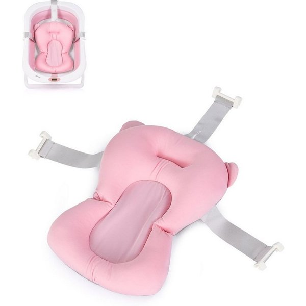 Chipolino Wanneneinlage Multi, B: 35 cm, L: 45 cm, 1-tlg., Kunststoffbügel, Polyester, Baby Badenetzt und Kissen, 100% Polyester