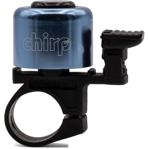 Chirp Fahrradklingel Minibell, blau eloxiert
