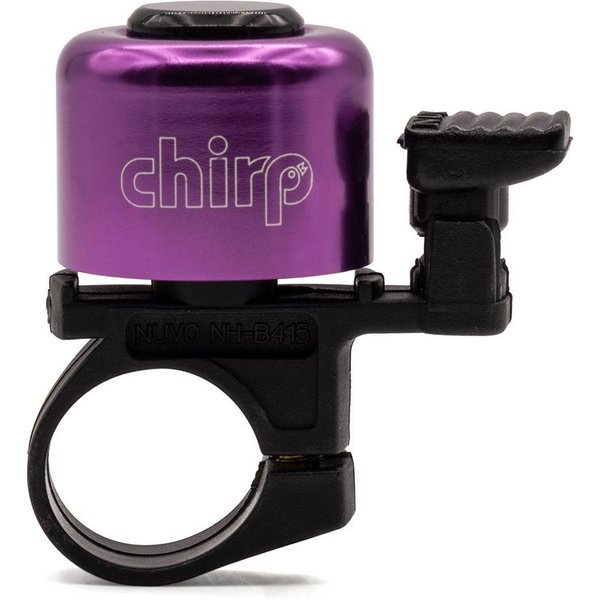 Chirp Fahrradklingel Minibell, violett eloxiert