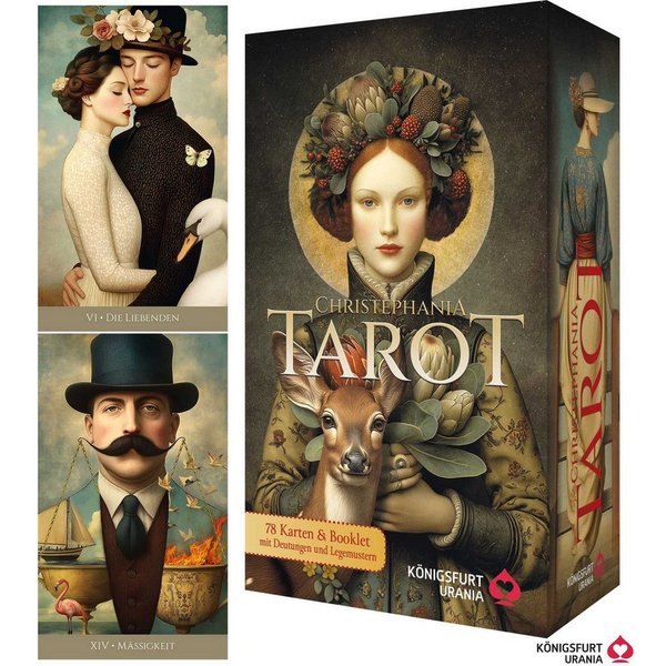 Christephania Tarot - 78 farbige Tarotkarten und ein 176-seitiges Book / Christiane Neumann