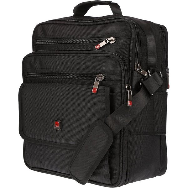 Christian Wippermann Businesstasche große Tasche Herren Umhängetasch (1-tlg), für Notebooks bis 17" (43cm)