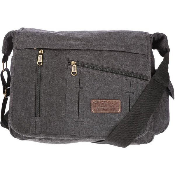 Christian Wippermann Businesstasche Große XL Herren Damen Tasche Umhängetasche Canvas Bag (1 tlg), Messenger