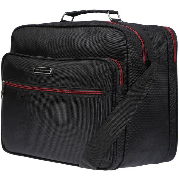 Christian Wippermann Businesstasche Herren Tasche Arbeitstasche Umhängetasche Bag Querformat, Flugumhänger Messenger Bag Boardcase