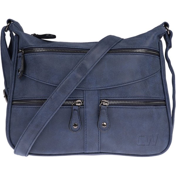 Christian Wippermann Umhängetasche Damen Tasche Schultertasche Umhängetasche Crossover (einzeln), Bag Leder Optik Handtasche
